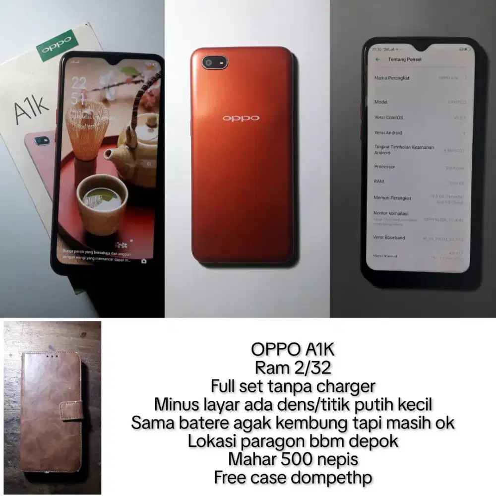 Dijual oppo A1k