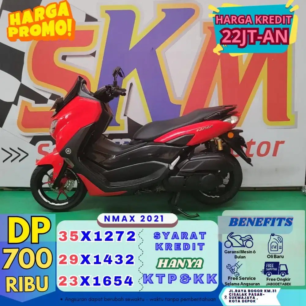 Dp 700rb bawa pulang nmax 2021 bergaransi full