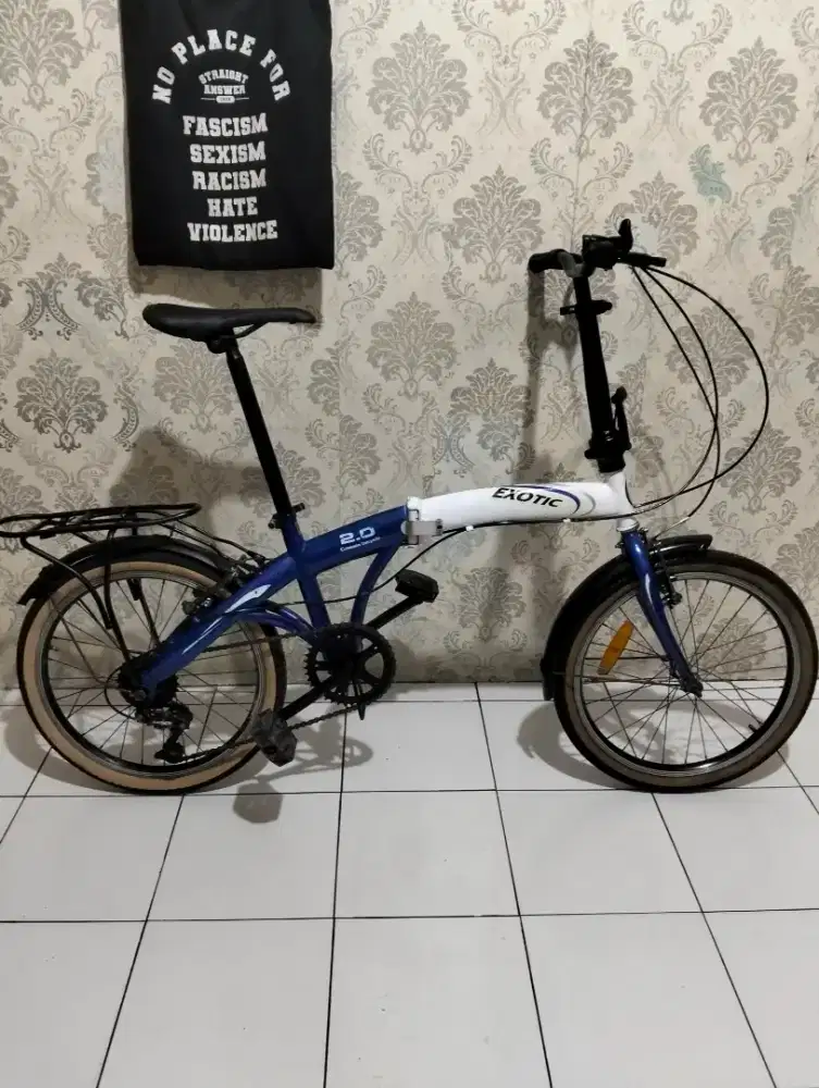 Sepeda lipat ukuran 20 untuk umur 5 sampai 15 tahun