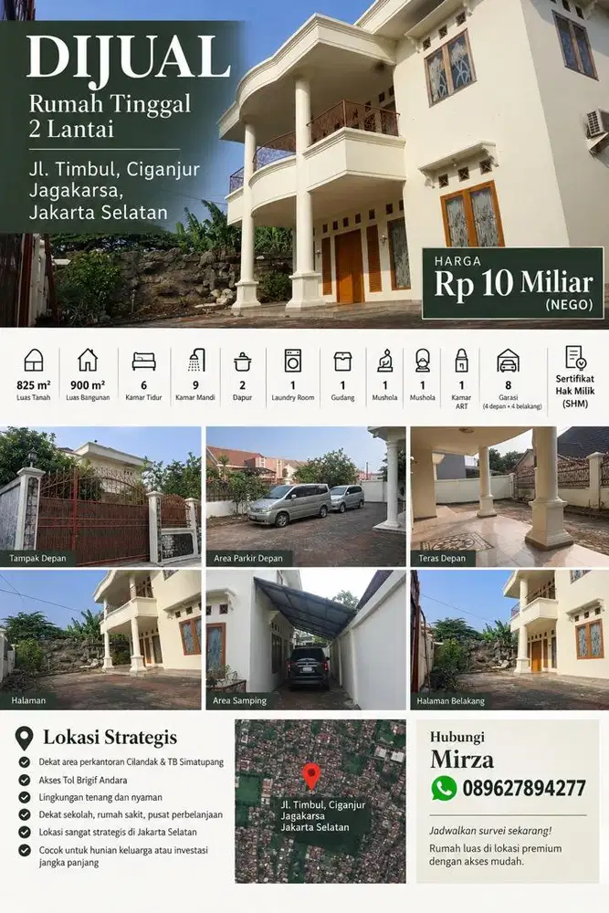 Jual Cepat! Pasti Laku! Rumah Second Ciganjur Jagakarsa JakartaSelatan