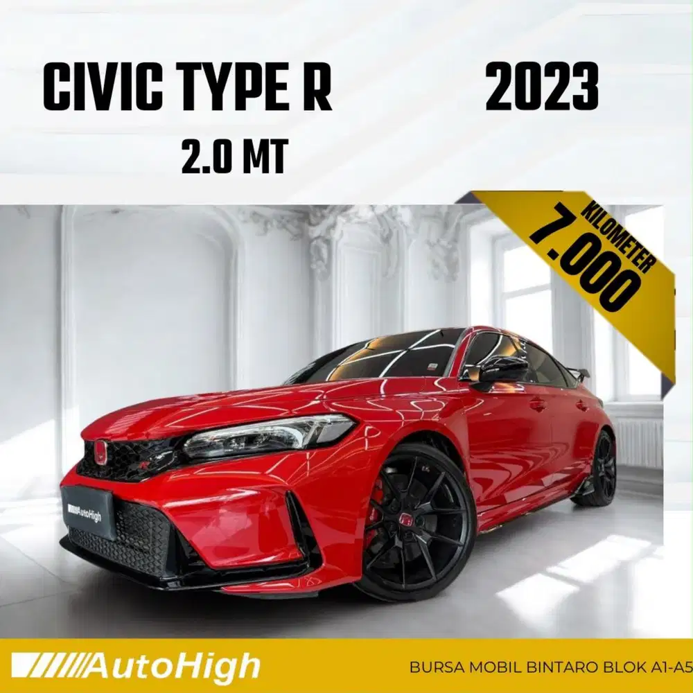 DP10% [Km7.000] Civic Type R Hatchback 2023 Red Reg 2024 #AUTOHIGH