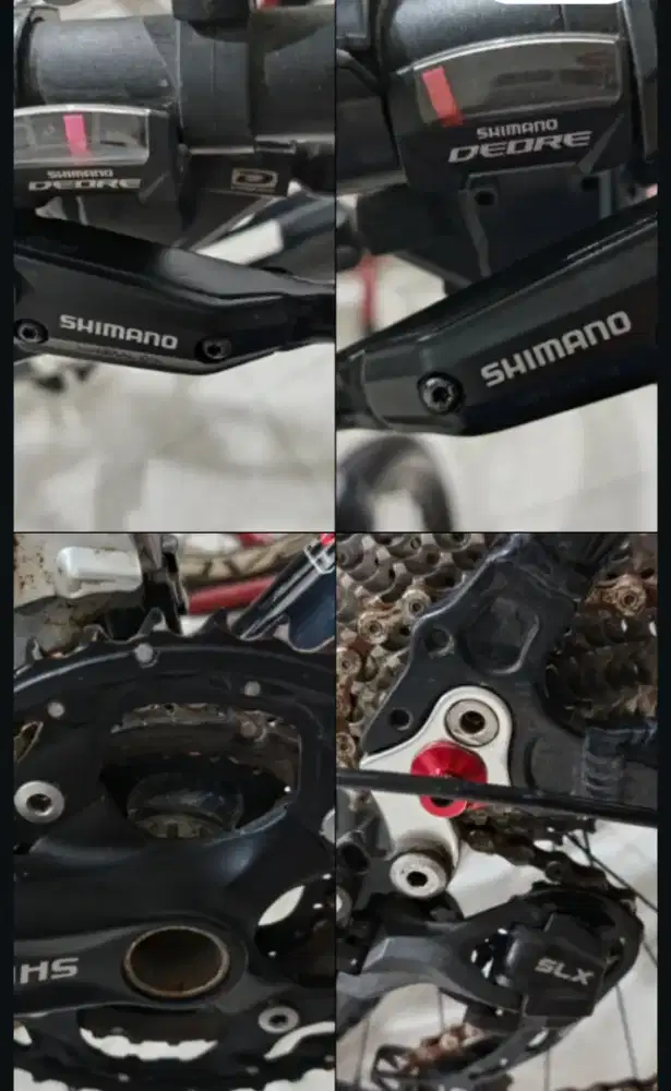 Groupset shimano deore 3 x 10 ex fullbike bmc