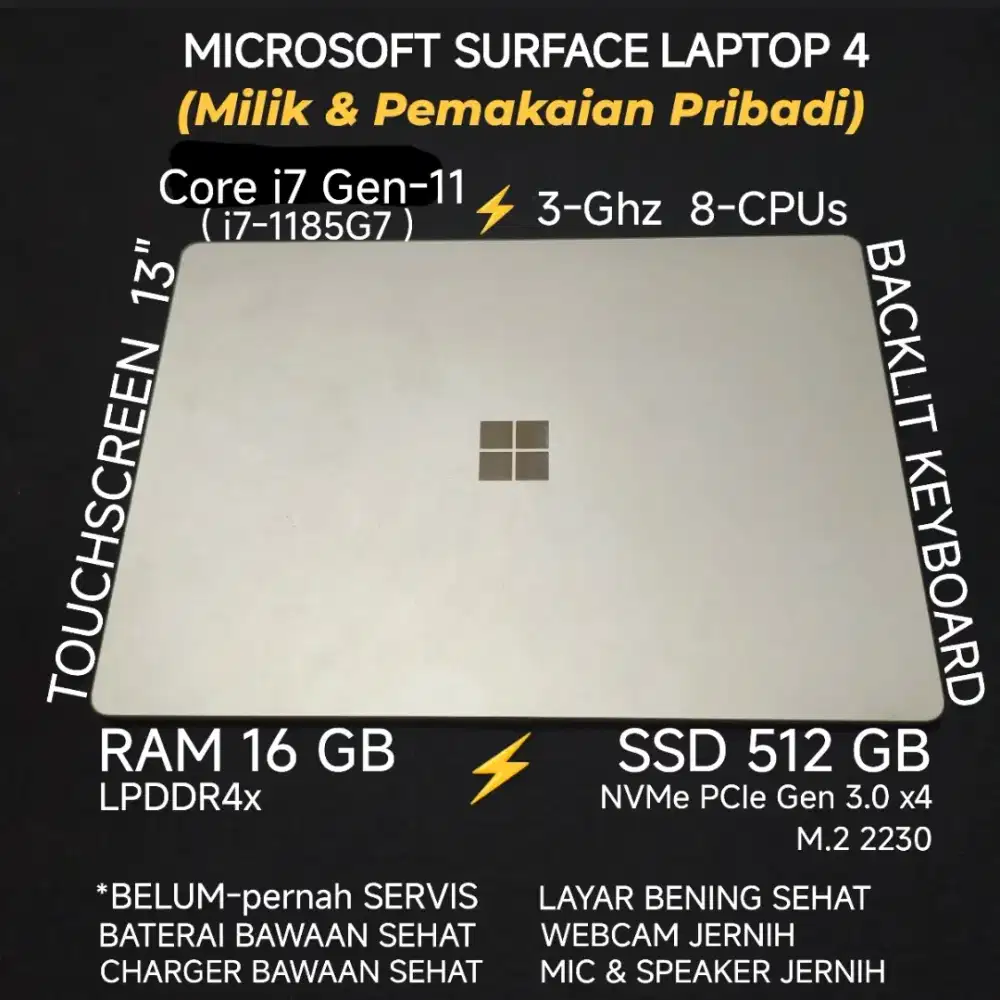 Microsoft Surface Laptop 4  NOT iPad Macbook ASUS Lenovo HP Dell Acer
