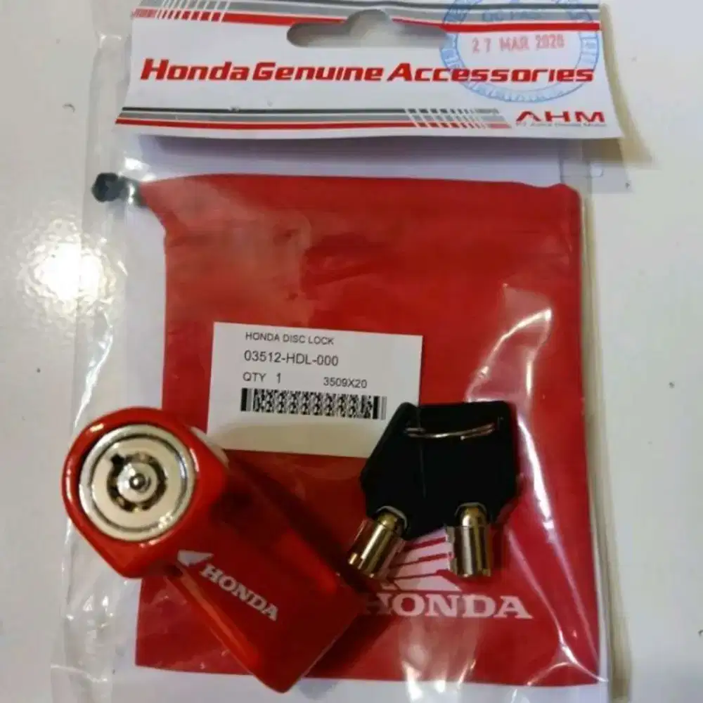 Gembok cakram honda