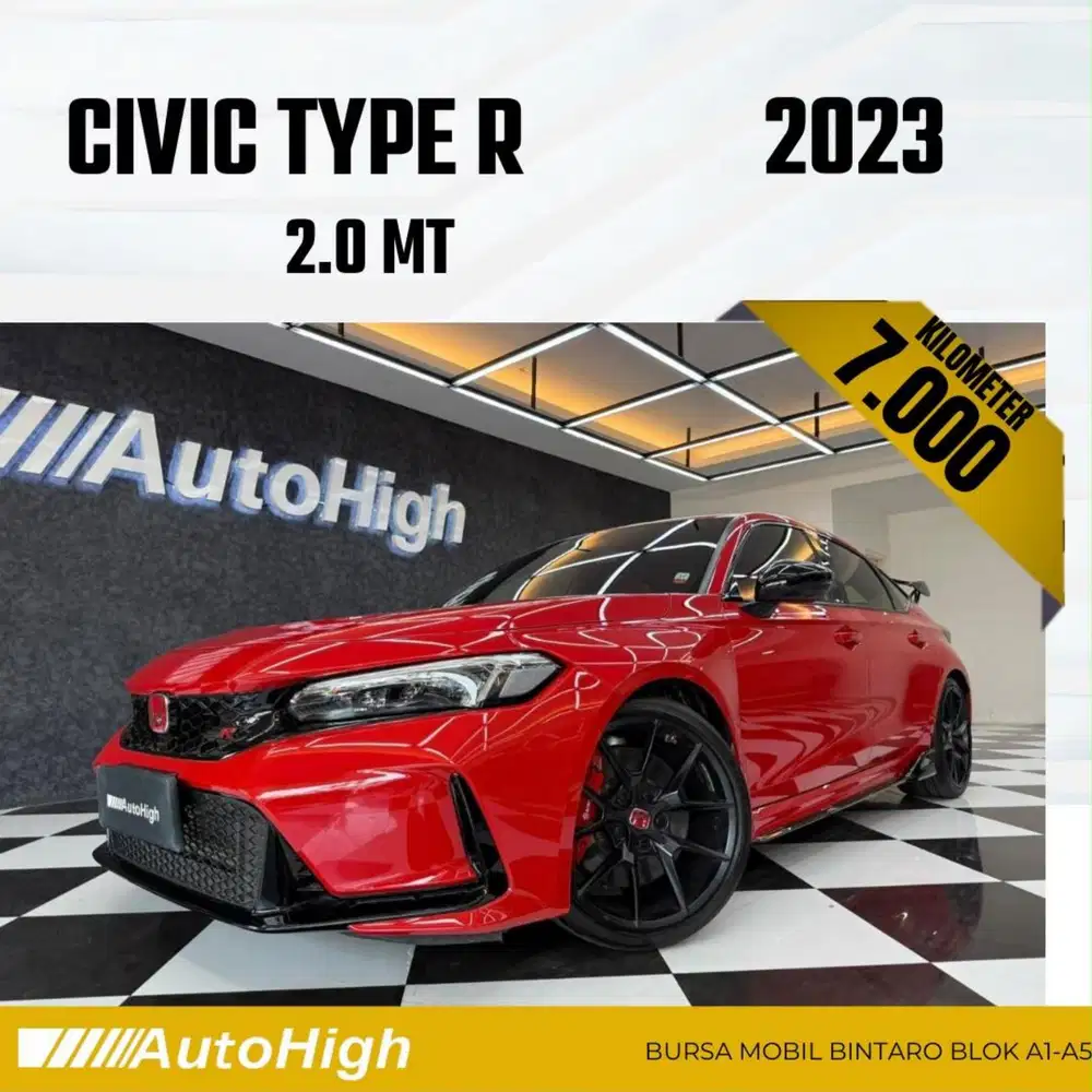 DP10% [Km7.000] Civic Type R Hatchback 2023 Red Reg 2025 #AUTOHIGH