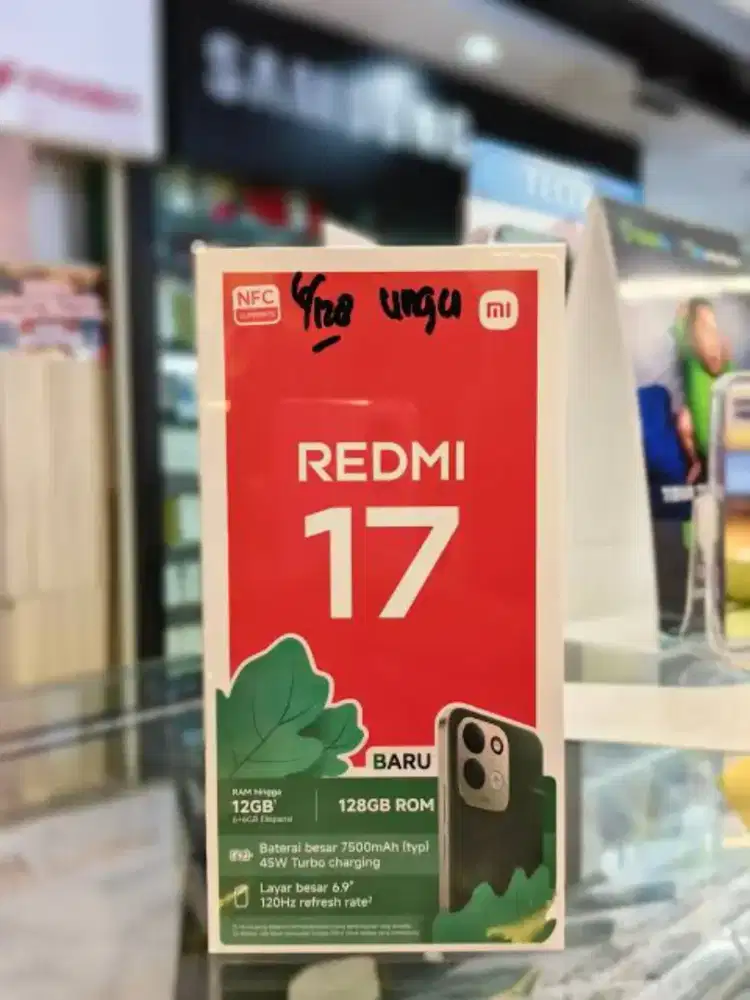 Xiaomi redmi 17 4/128GB garansi resmi