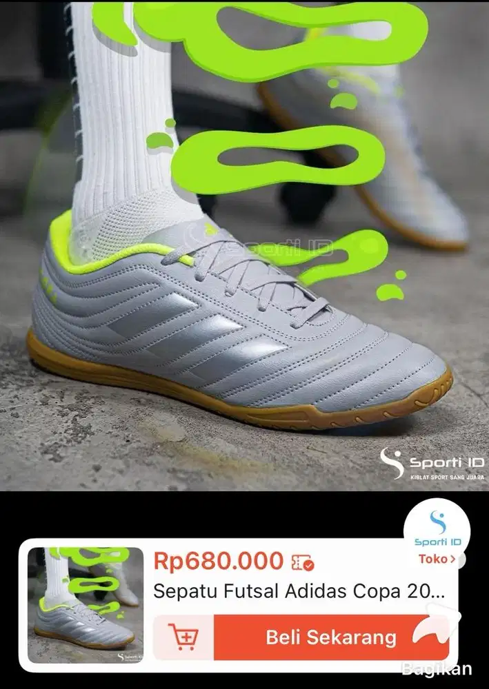 sepatu futsal adidas copa original