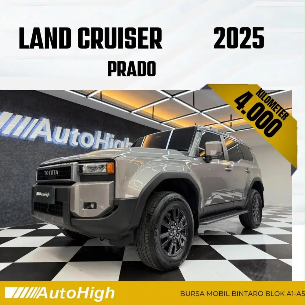DP10% [Km4.000] Land Cruiser Prado 2.7 VX-R 2025 Reg 2024 #AUTOHIGH