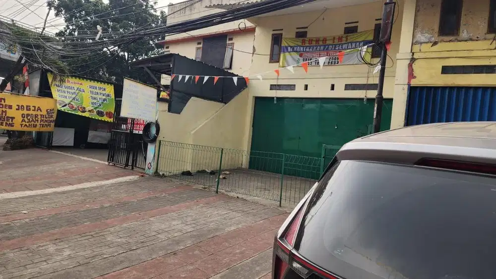 Disewa Cepat Ruko Pinggir Jalan Perempatan Flyover Strategis