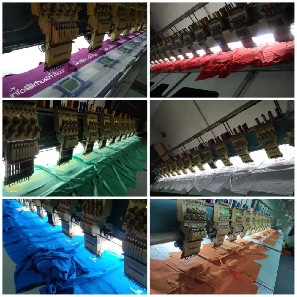 Konveksi bordir seragam & sablon kaos