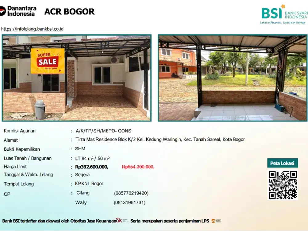 Rumah Idaman di pusat Kota Bogor