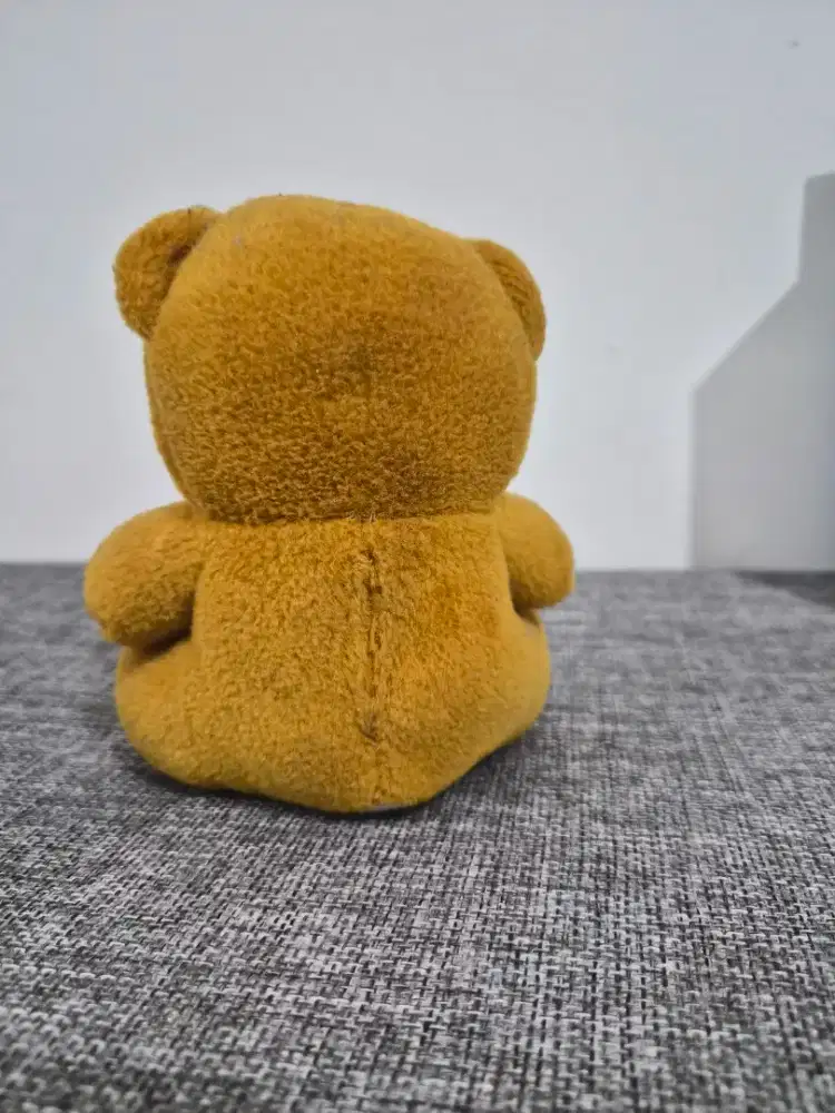 Boneka bear coklat putih