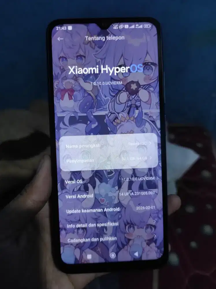 Redmi 12C 4/64 baca keterangannya