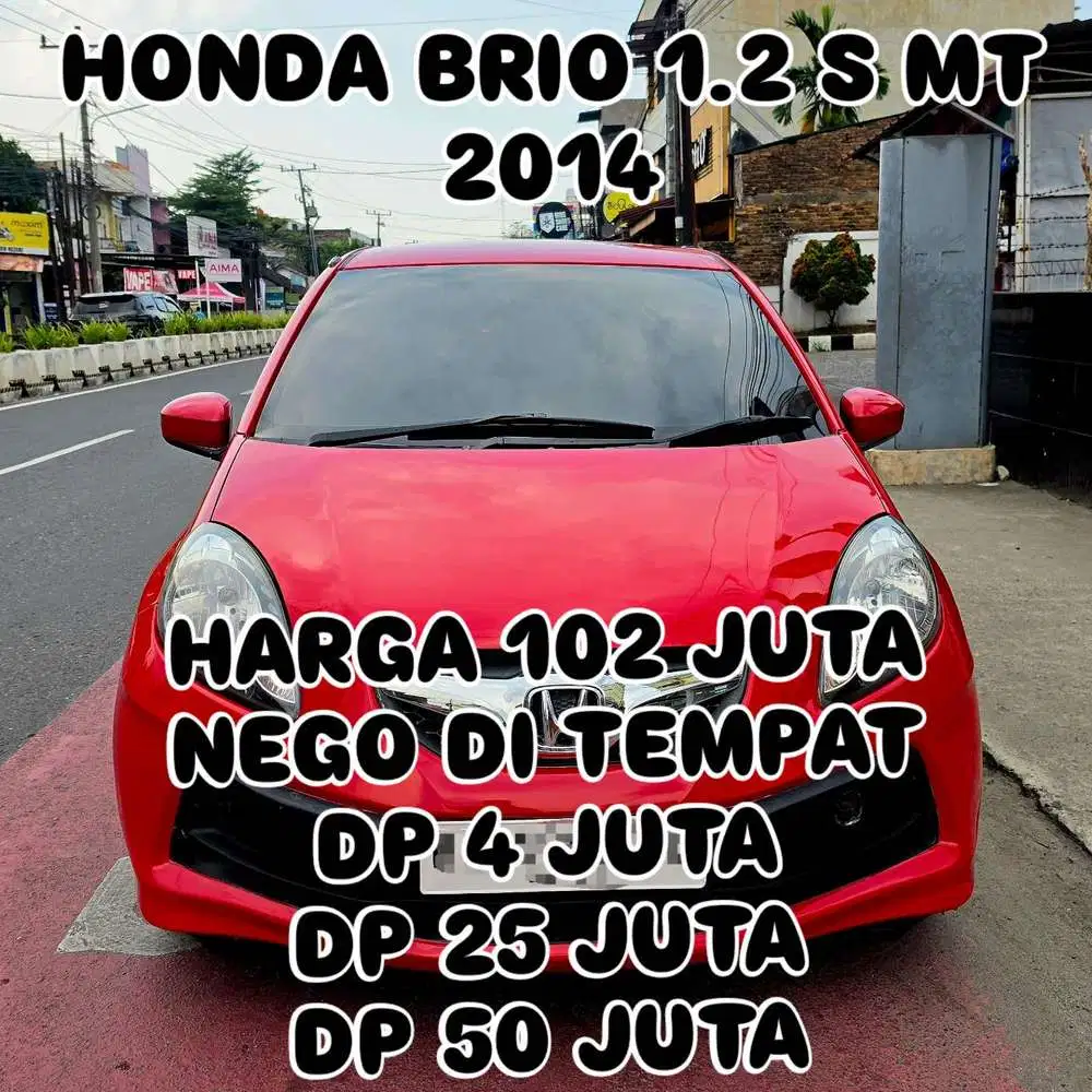 Honda Brio 2014 Bensin DP 4 JUTA