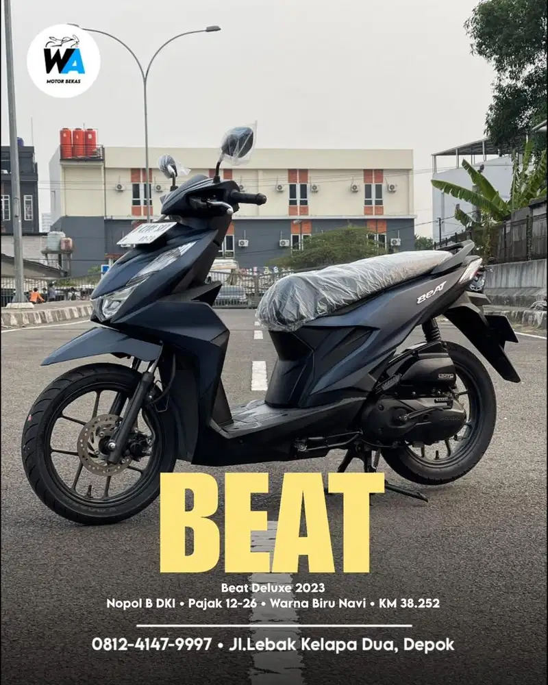 GARANSI MESIN Honda Beat Deluxe Cbs Iss Tahun 2023 Cash/Kredit