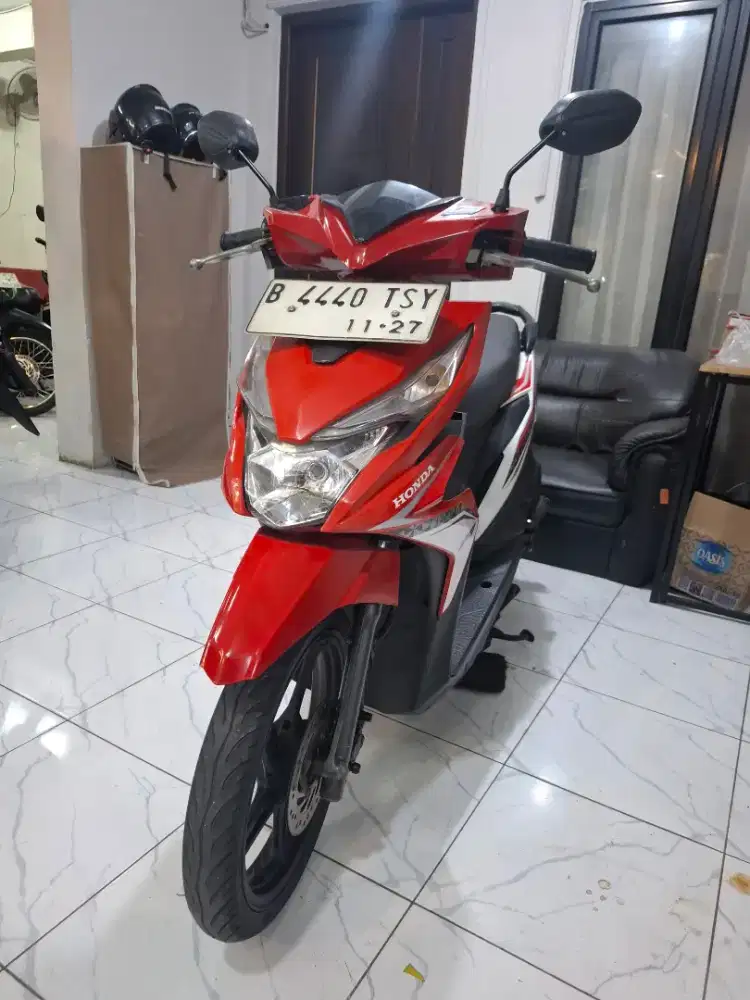 HONDA BEAT CBS ISS 2017, MERAH PUTIH ISTIMEWA