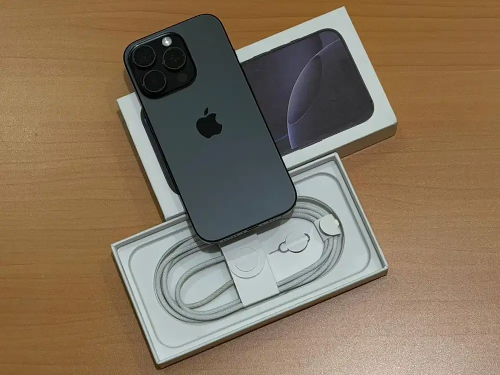 iPhone 16 Pro 256GB Not iBox BH93% Sudah Terdaftar Beacukai