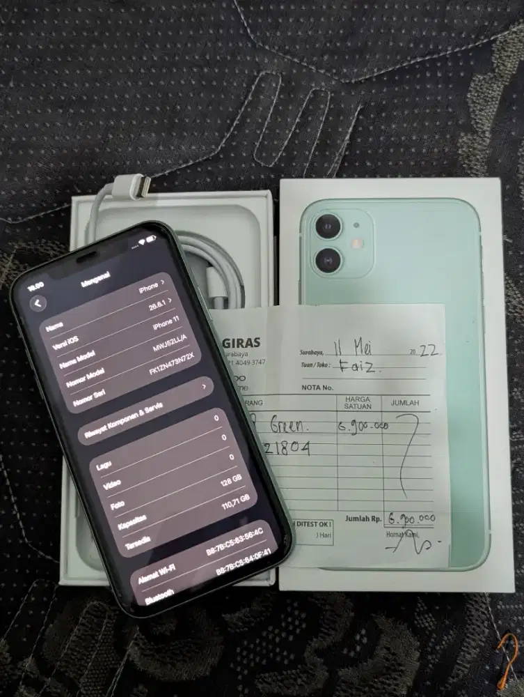 Iphone 11 128gb Inter Smart Only Pemakaian Pribadi