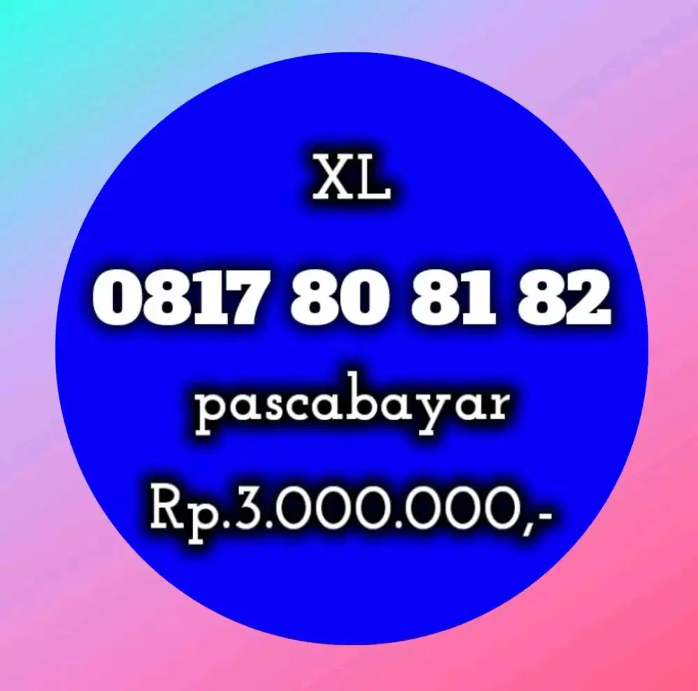 NOMOR CANTIK XL 80 81 82