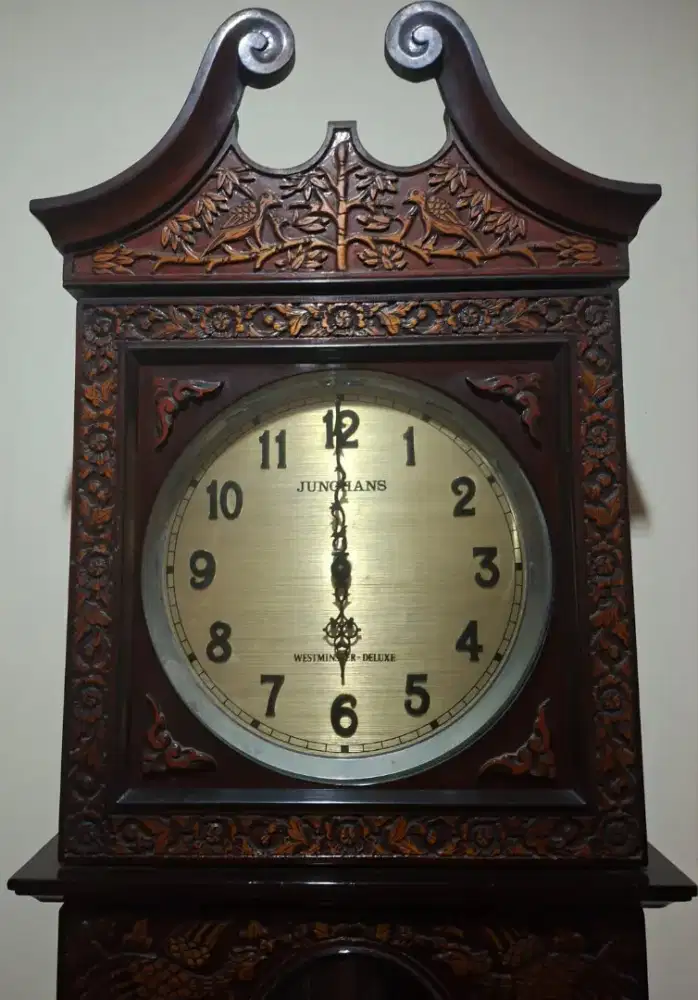 Antik Grandfather Clock Junghans Westminster  Deluxe
