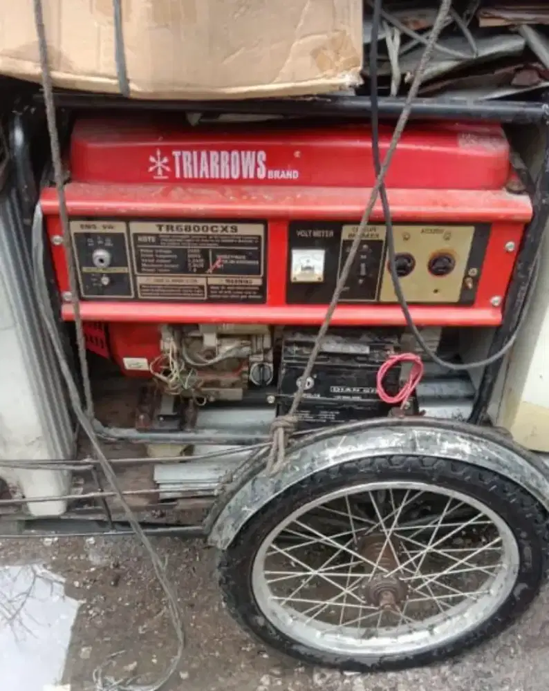 Terima genset rusak atau padam