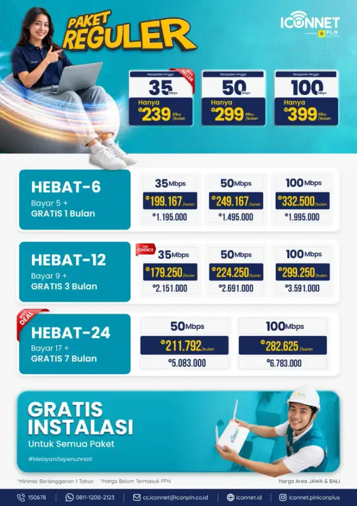 Internet iconnet indosat linknet
