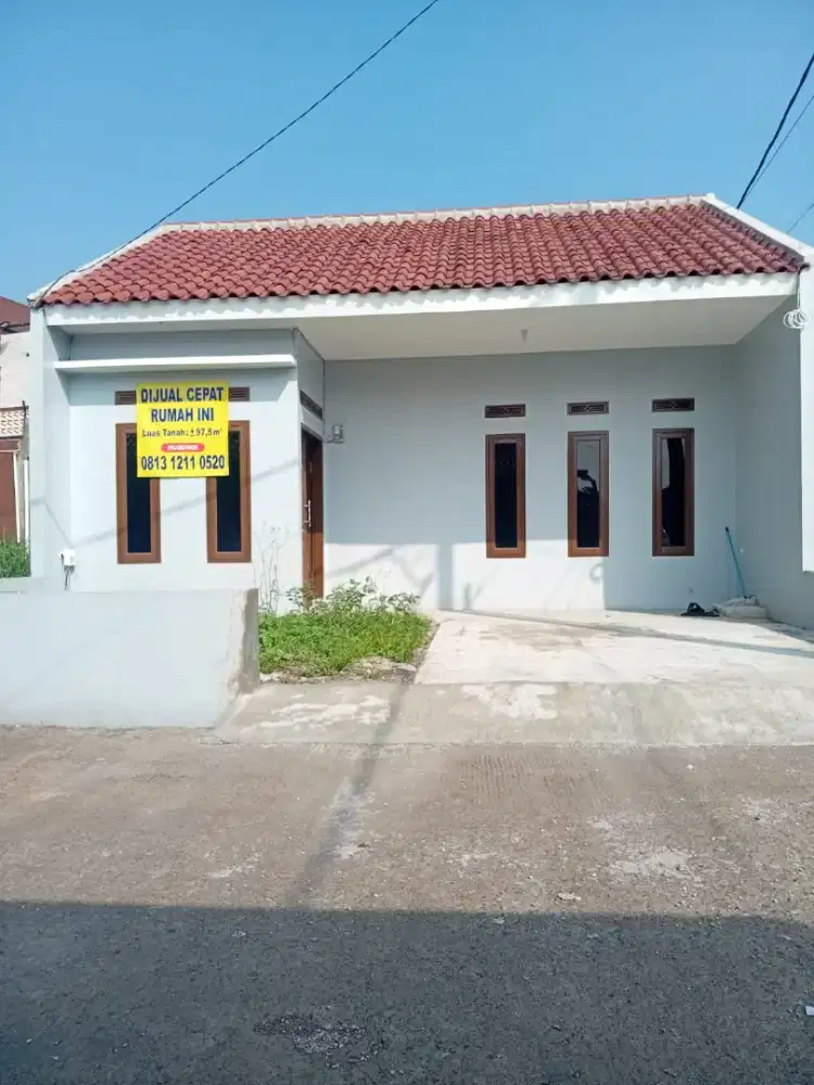 Jual cepat rumah baru di hook di Bojongsoang buah batu
