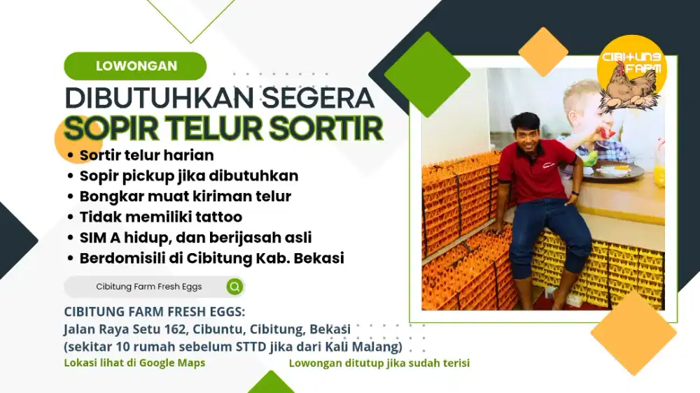 Dicari Sopir Mobil Pickup