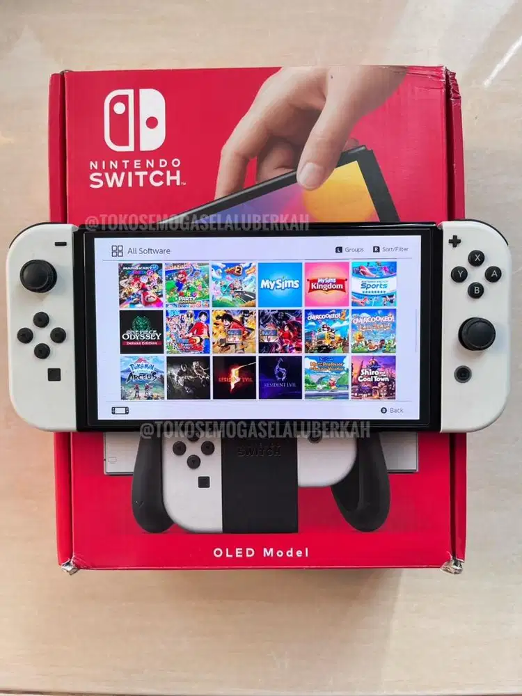 Nintendo Switch Oled 512GB Fullset Fullgame