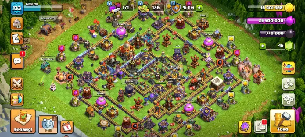 Jual Akun Coc Th16 Milik Pribadi