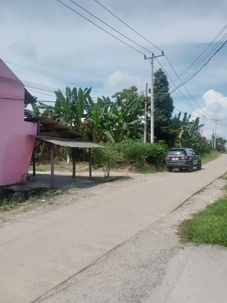 TANAH MURAH JATIMULYO DIPINGGIR JALAN COR RIGIT BETON