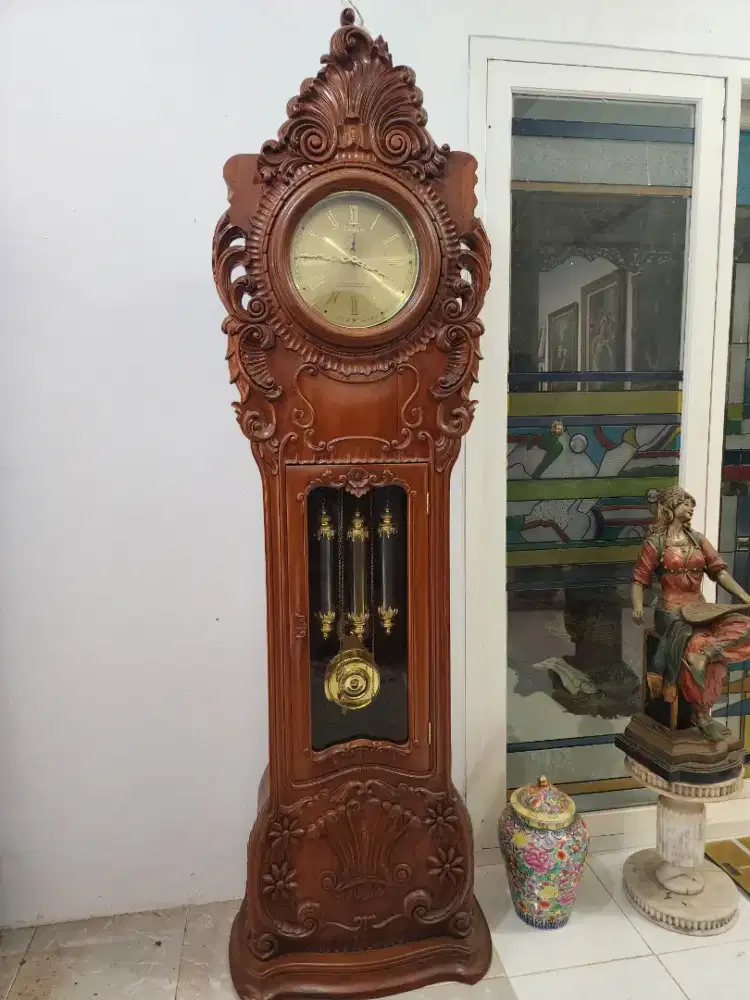 Jam almari junghans made in germany tua kumo unik antik full mekanis
