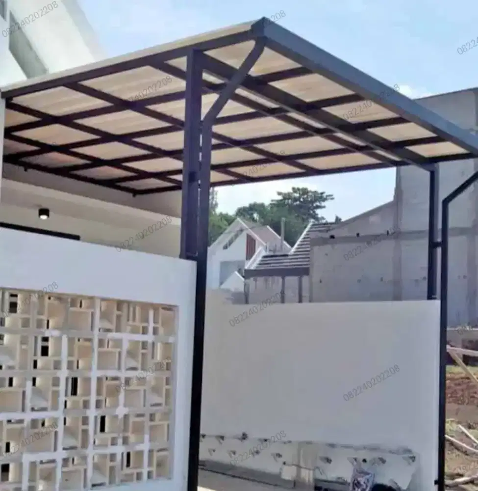 Kanopi alderon| kanopi sepandek| kanopi kaca | kanopi balkon