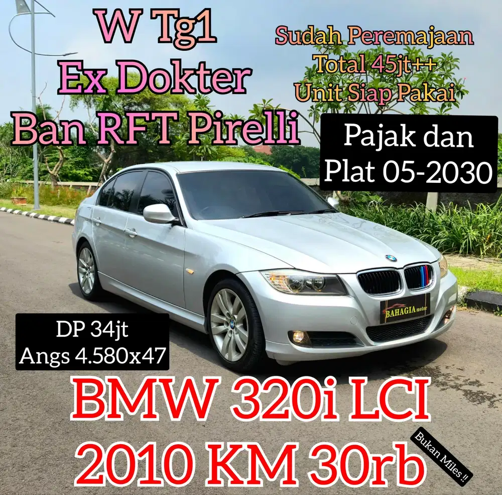 (Km 30rb) BMW 320i 2010 E90 320 MT 2011 LCI 2009 AT 2008 Accord Civic