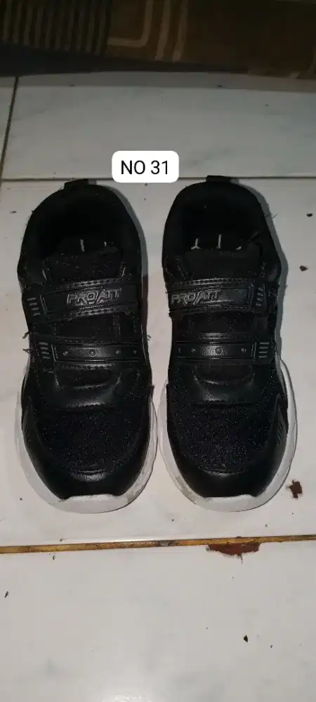 sepatu anak sd pro att,ando,wakai