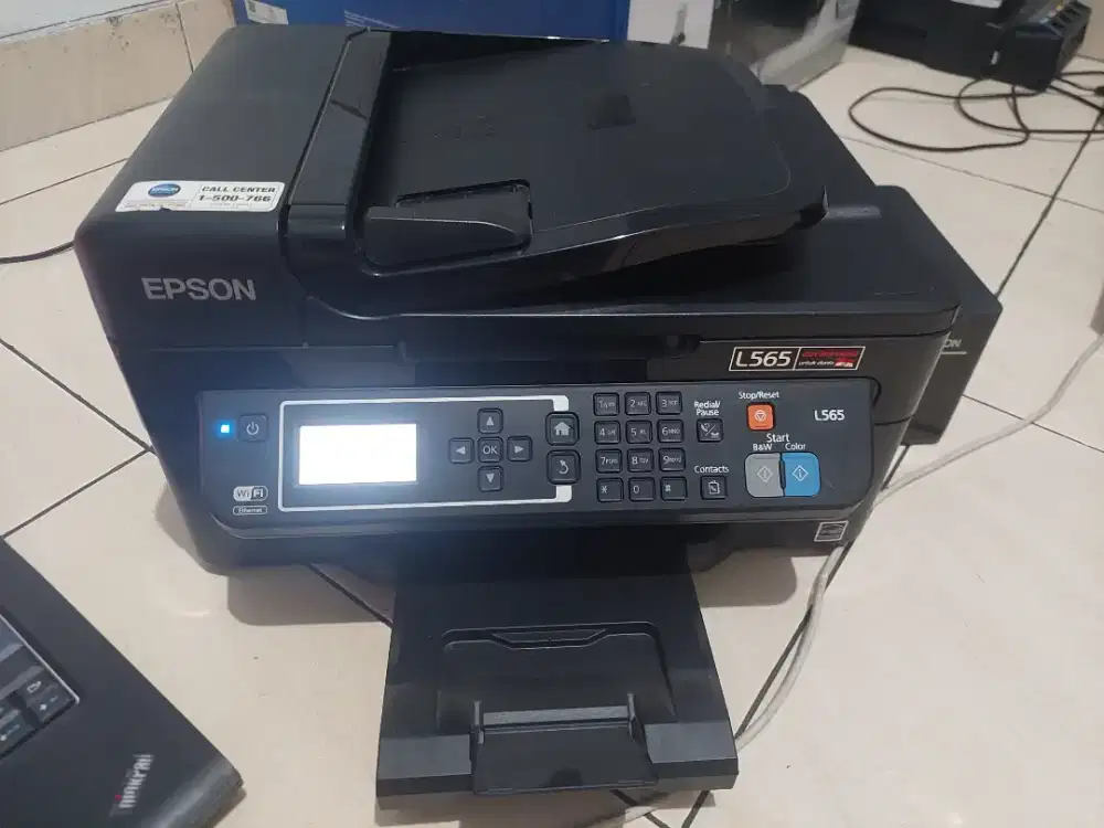 Epson InkTank L565 Wi-Fi, ADF, LAN Bergaransi!