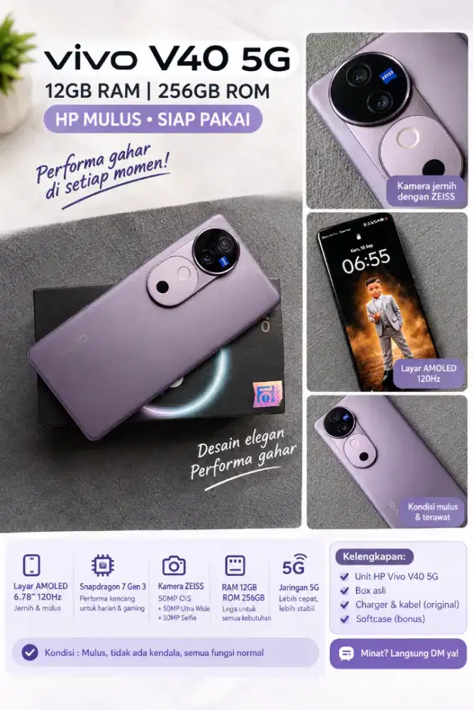 Vivo v40 5g 12/256