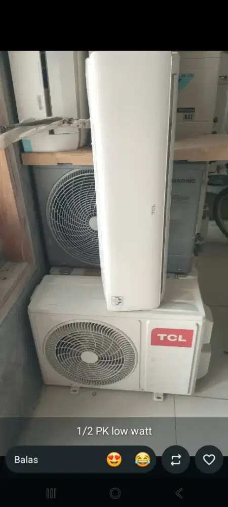 Ac TCL 1/2 pk low watt 2.5 jt + pasang