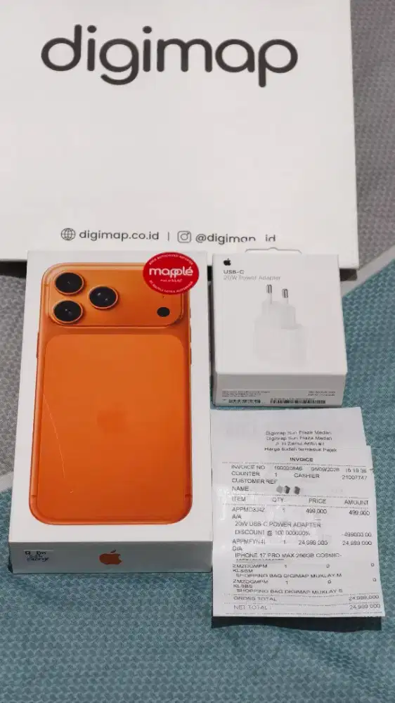 Iphone 17 Pro Max 256 GB Cosmic Orange Original Segel Garansi Resmi