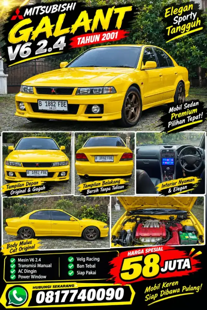 Mitsubishi Galant 2001 Bensin