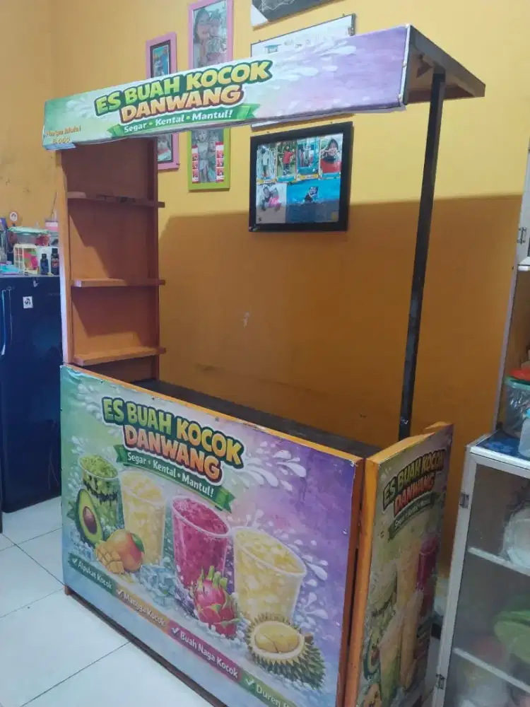 Booth jualan minumann