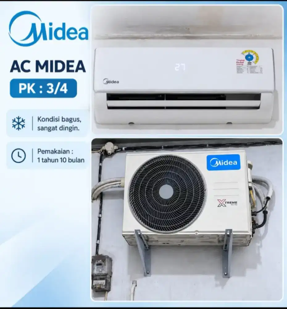 DIJUAL AC 3/4 PK kondisi normal