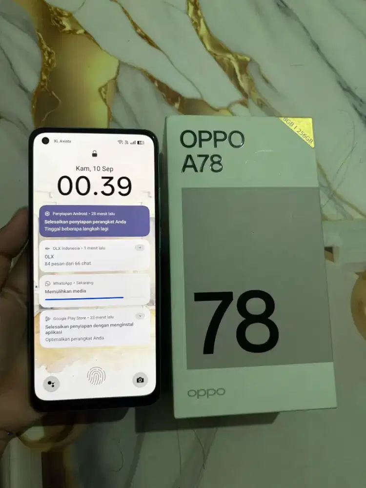 Oppo A78 ram 8/256gb fullset