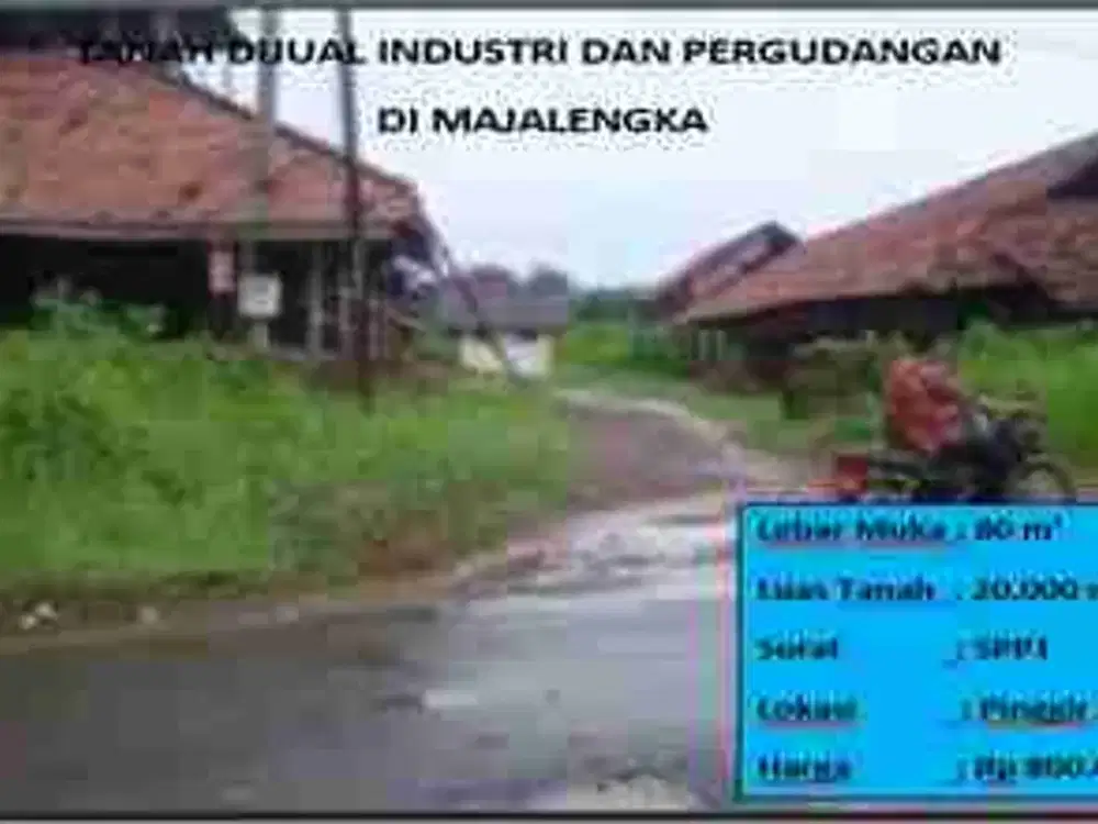 Tanah industri dan pergudangan Majalengka