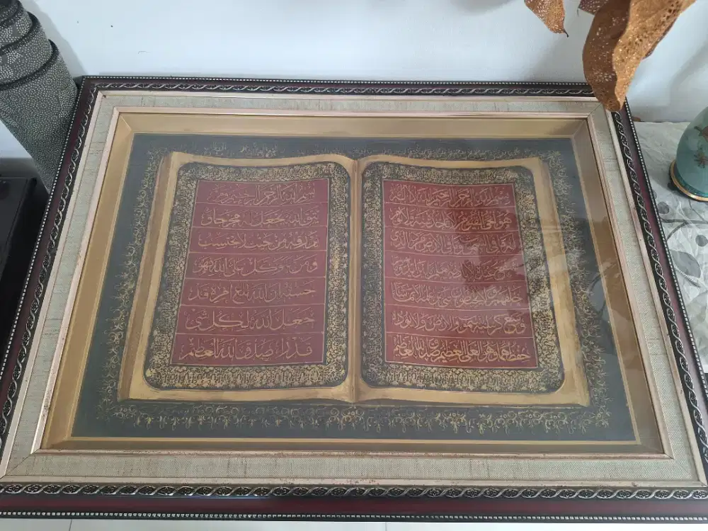 Kaligrafi kaca berat