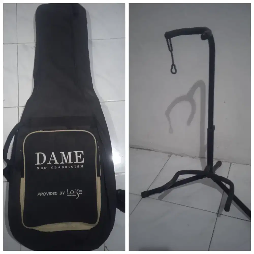 Gitar tas dan stand