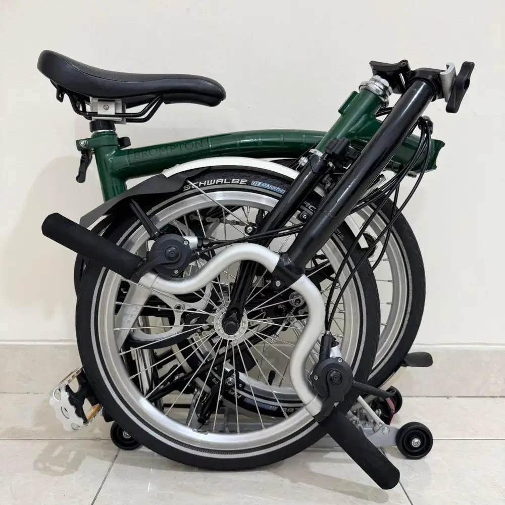 BROMPTON M6R RACING GREEN BLACK 2019 - LIKE NEW