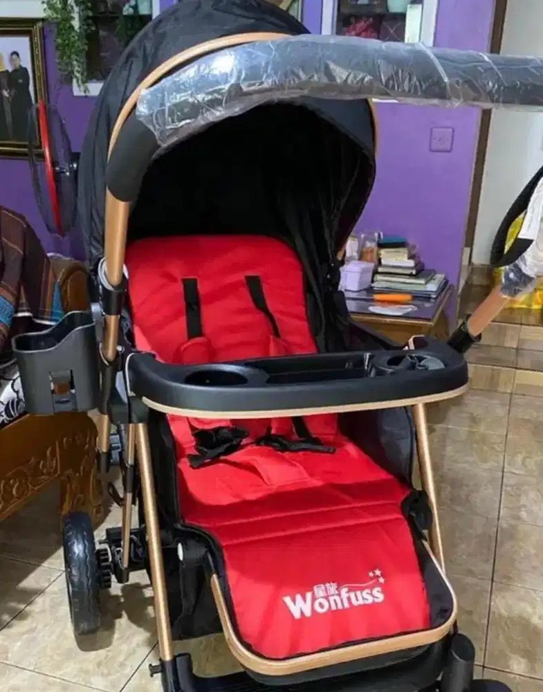 STROLLER WONFUSS BLACK 2 ARAH