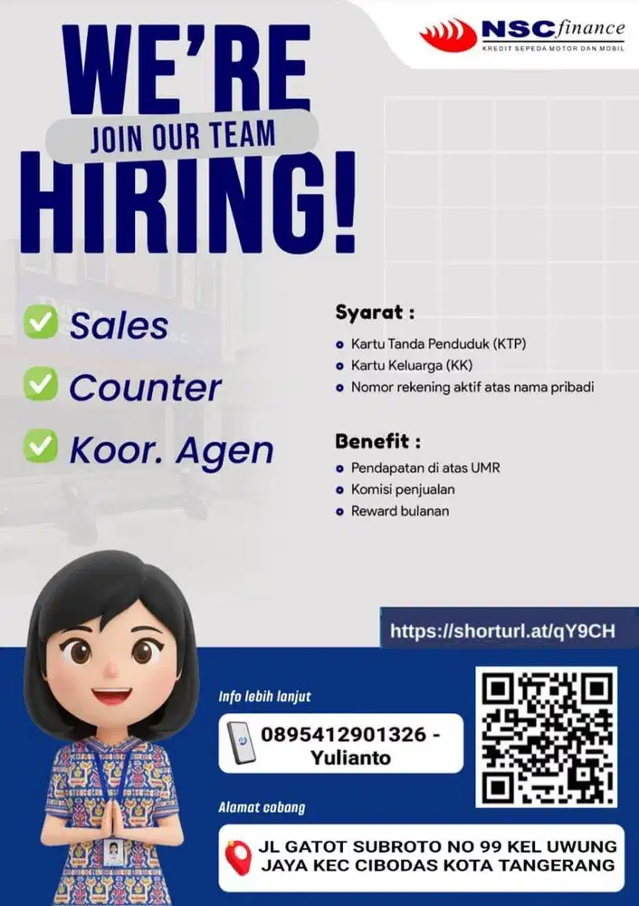 LOWONGAN KERJA MARKETING DANA TUNAI