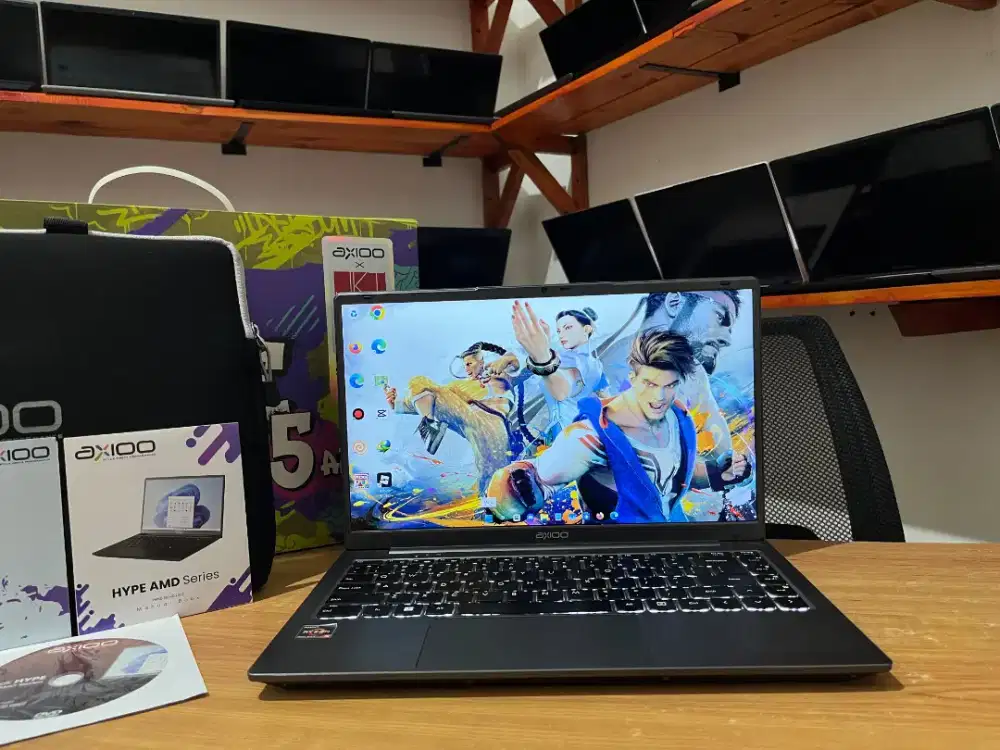AXIOO HYPE 5 RYZEN 5 5500U RAM 8GB SSD 256GB FHD IPS BACKLIT
